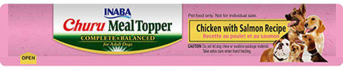CHURU Dog Meal Topper Chicken/ Salmon