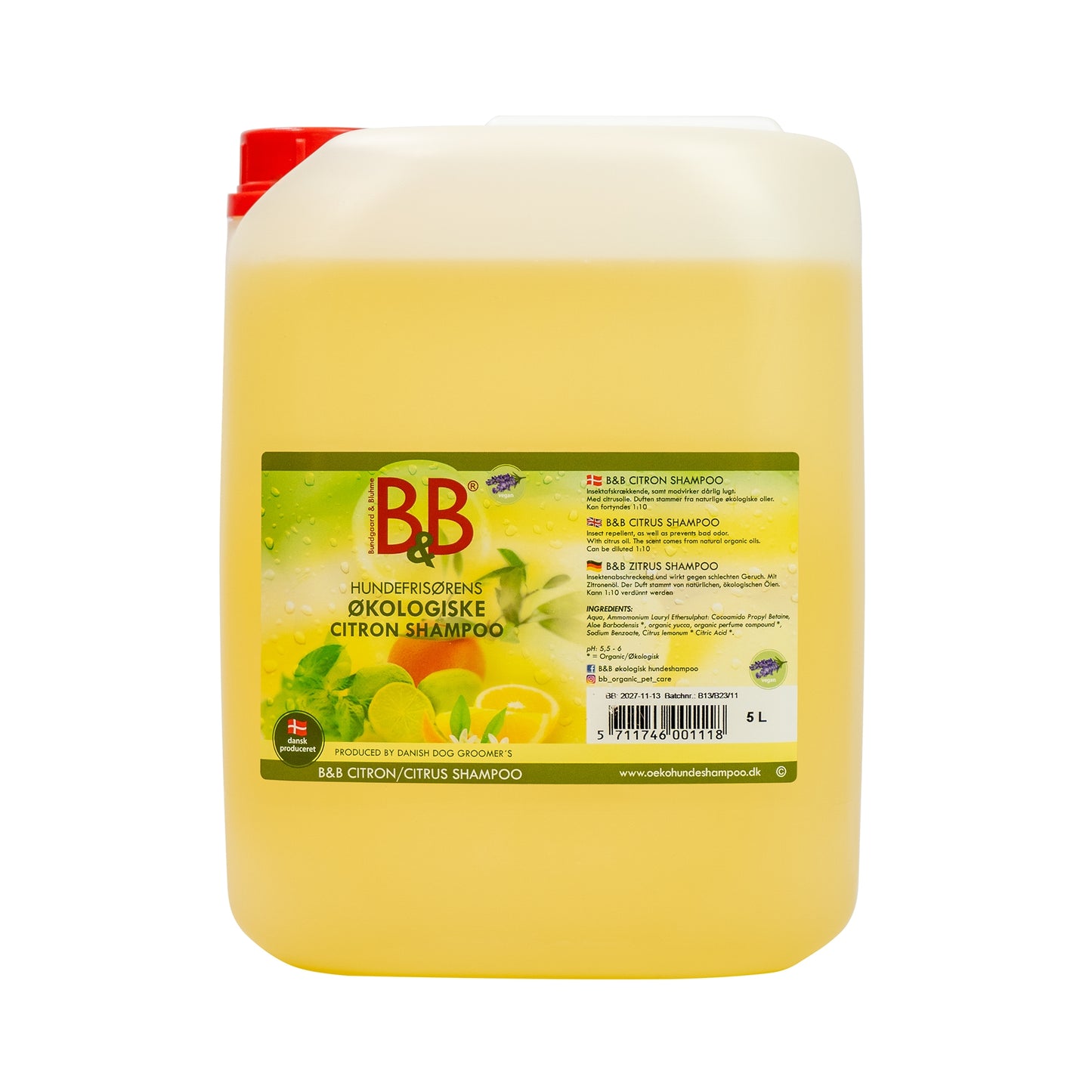 Citrus shampoo