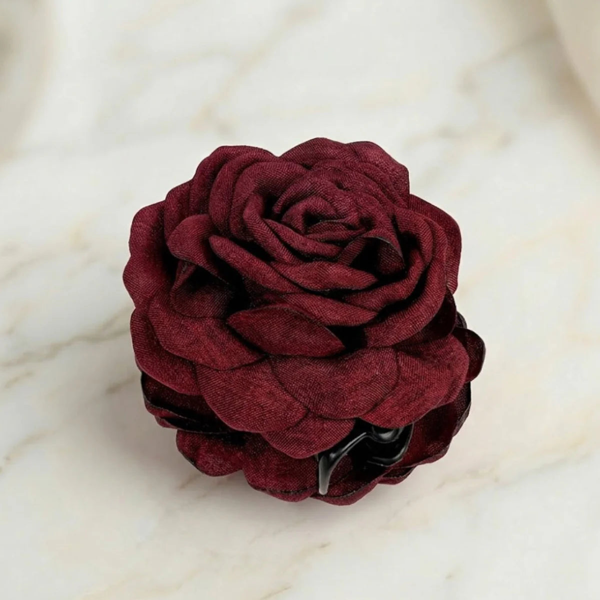 NAMISO - Hana Rose - hårklemme - Bordeaux (9 cm)