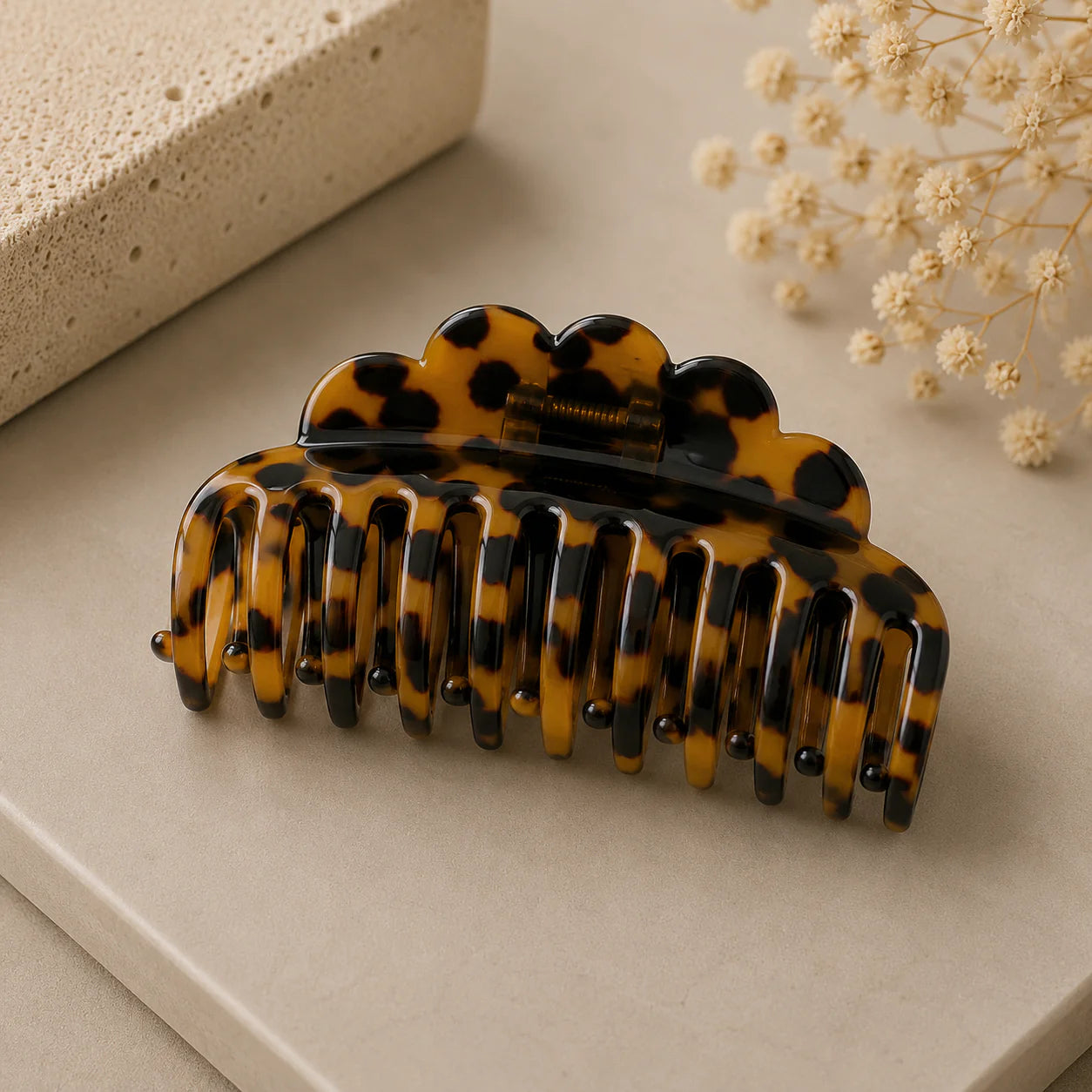 Namiso - Freya - elegant hårklemme - Tortoiseshell