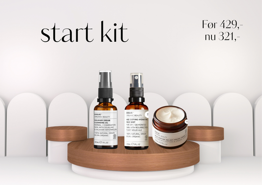 Evolve Start Kit – Perfekt til dig, der vil i gang med en naturlig hudplejerutine