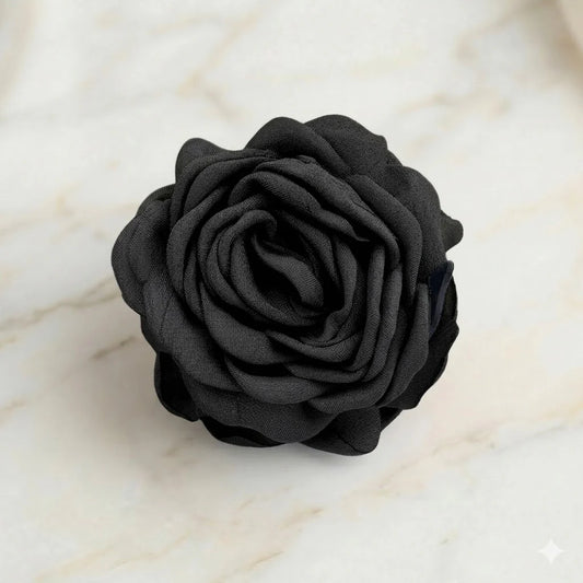 NAMISO - Hana Rose - hårklemme - Sort (9 cm.)