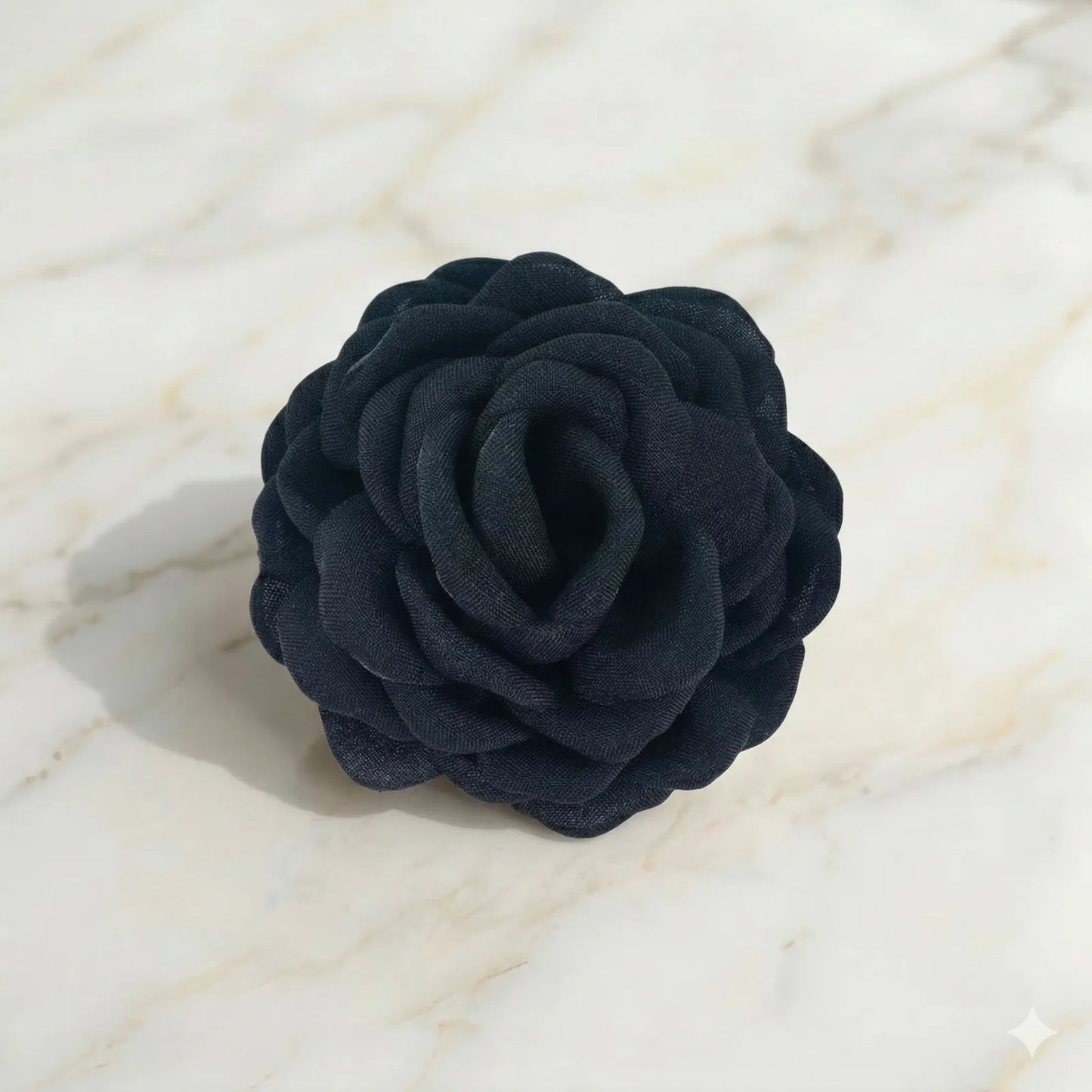 NAMISO - Hana Rose - hårklemme - Sort (12 cm.)
