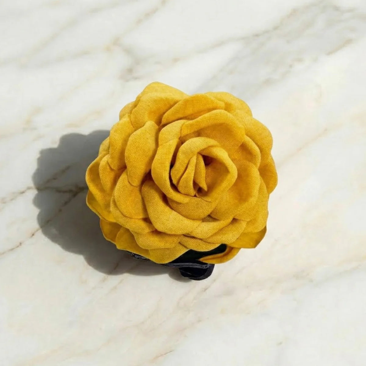 NAMISO - Hana Rose - hårklemme - Gul (9 cm )