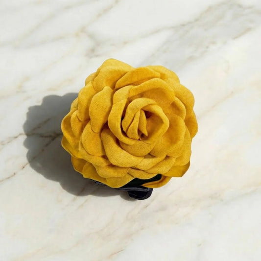 NAMISO - Hana Rose - hårklemme - Gul (9 cm )