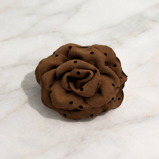 NAMISO - Hana Rose - hårklemme - Dots/prikker (9 cm)