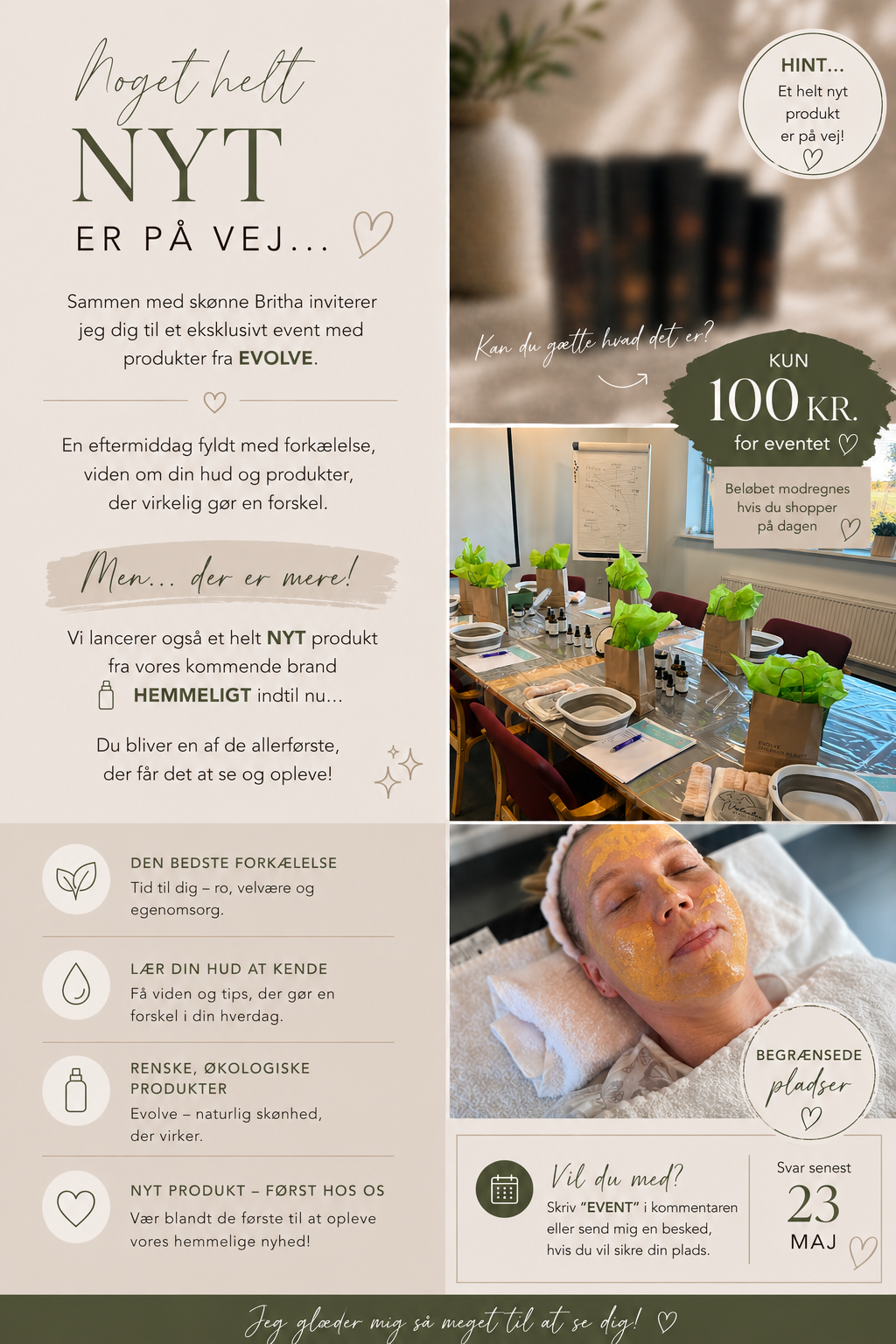 ✨ Event med Evolve & eksklusiv nyhed