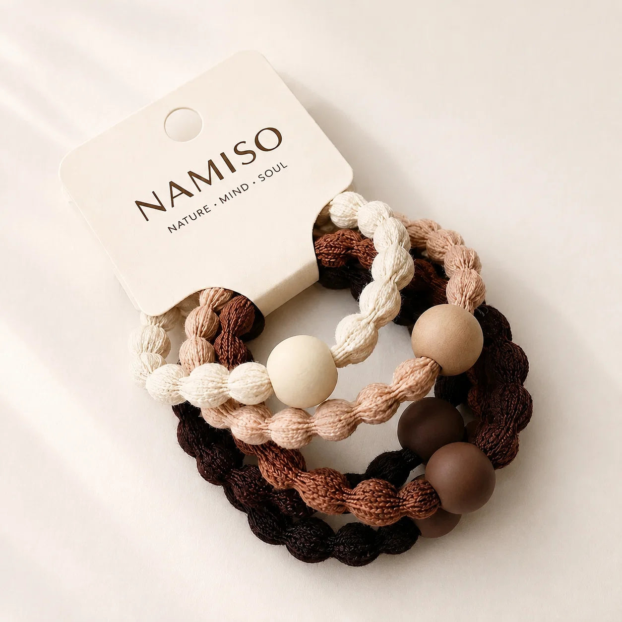 NAMISO | Zen Ties Mix 6 - 5 pk hårelastikker