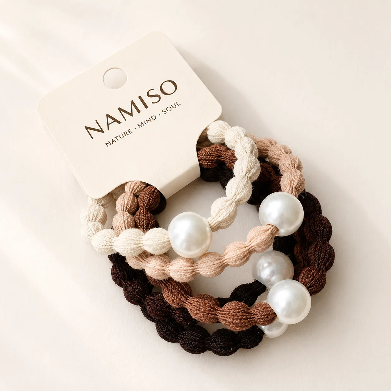 NAMISO | Zen Ties Mix 5 - 5 pk hårelastikker