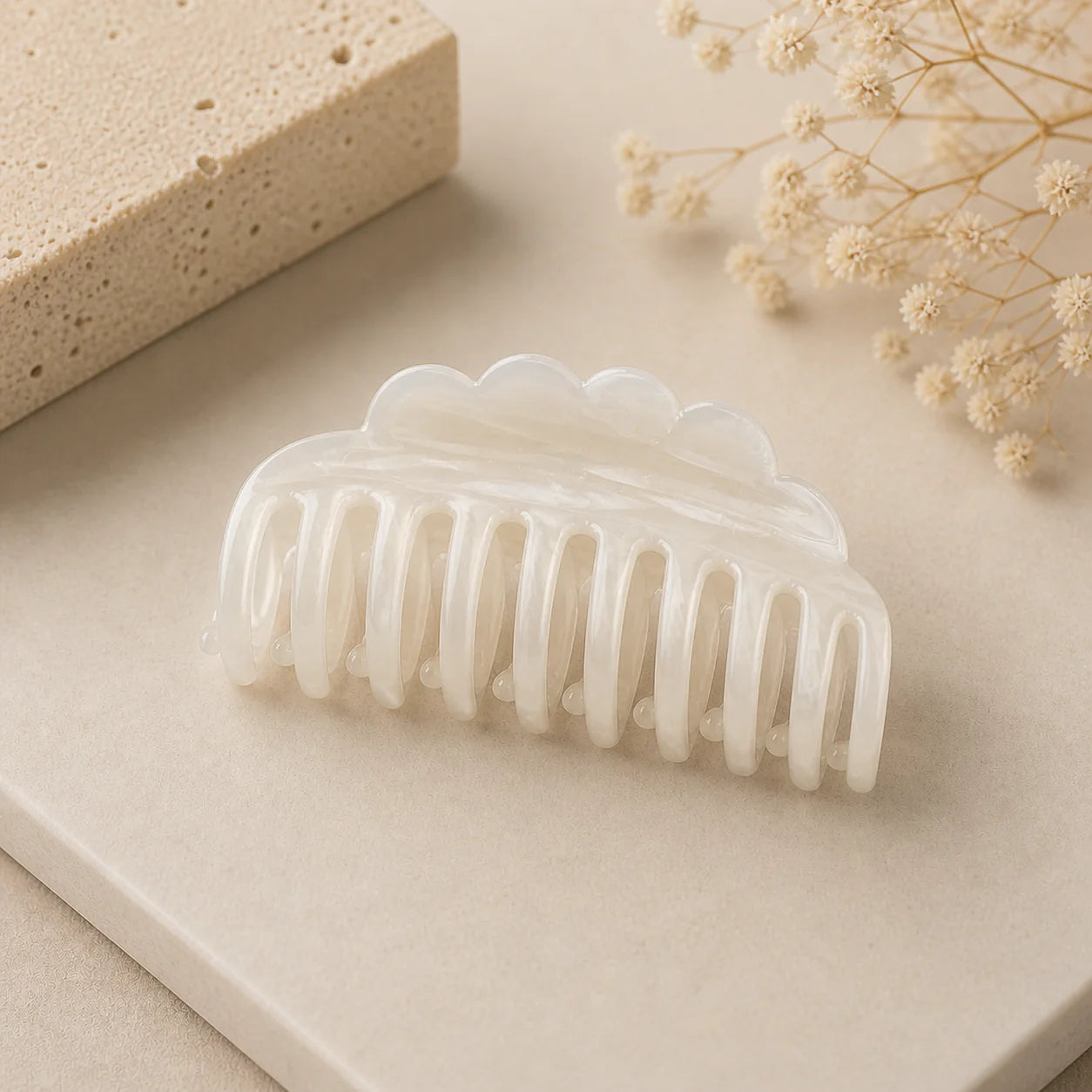 Namiso - Freya - elegant hårklemme - white