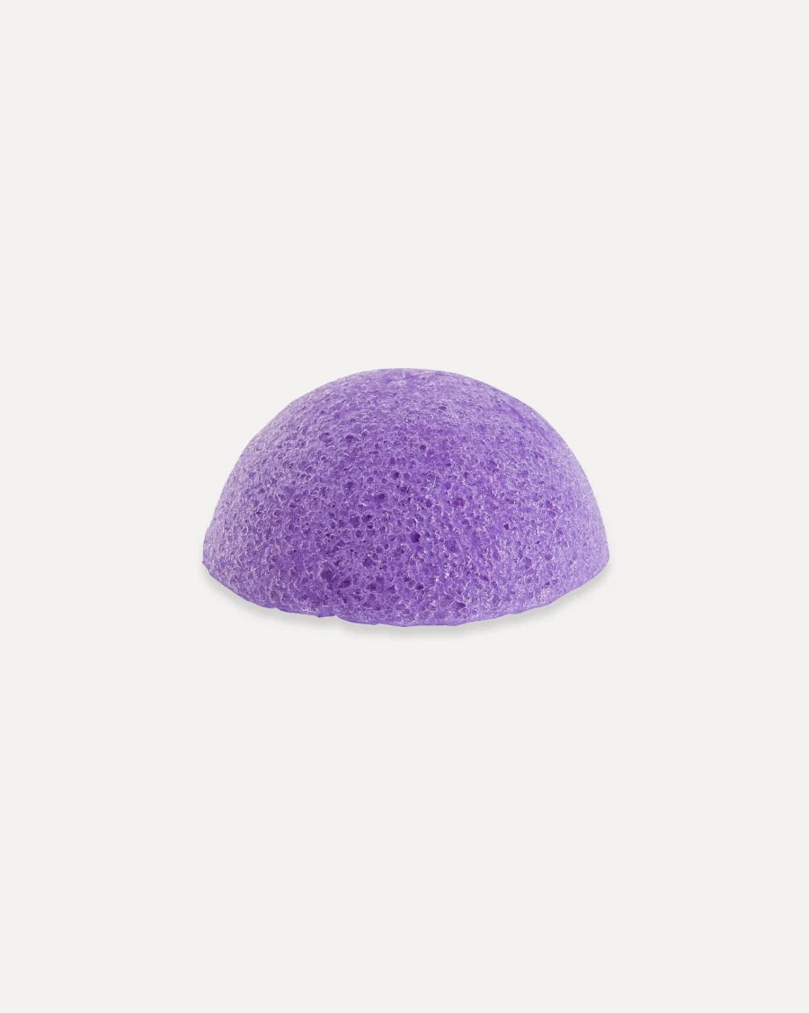 Konjacsvamp med lavendel til sart hud
