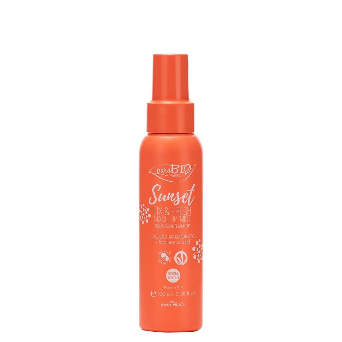 Purobio cosmetics - sunset fik & fresh make-up mist