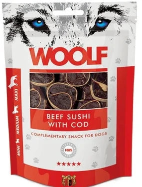 Woolf Beef Sushi with Cod