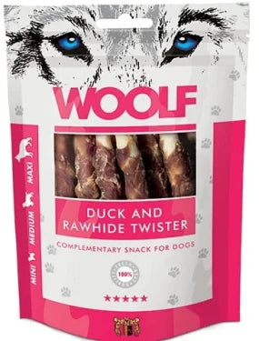Woolf - Duck And Rawhide Twister, 100g