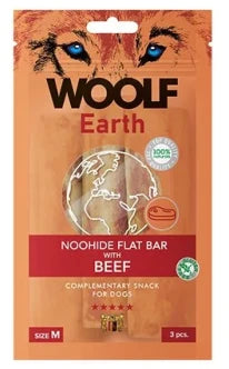 Woolf Earth Noohide Sticks Beef - flere størrelser